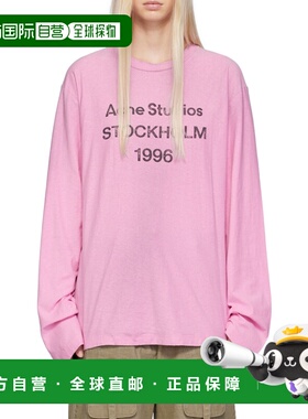ACNE STUDIOS 男士T恤 CL0197DJS CO 粉红色 徽标T恤