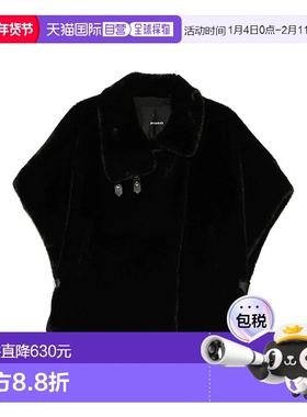 PINKO 女士外套 COMODINO103837A2PIZ99 AW2025 黑色皮草
