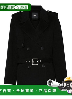 PINKO 女士外套 103820Y27PZ99 AW2024 黑色 长袖大衣