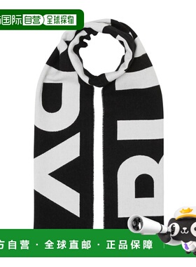 BURBERRY 女士围巾 8054214 黑色 Logo Wool Scarf博柏利披肩