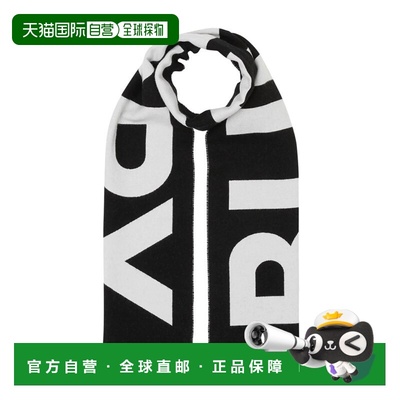 BURBERRY 女士围巾 8054214 黑色 Logo Wool Scarf博柏利披肩
