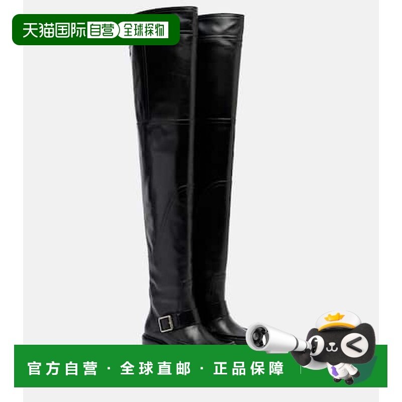 1h可退 潮奢 Saint Laurent 圣罗兰 女士 Joe 皮质过膝靴子厚底鞋,女鞋,时装靴,淘宝优惠券,粉丝福利购,淘宝优惠卷