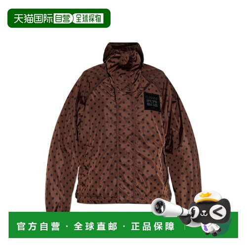 GANNI 女士夹克 A101019711825979 AW2026 棕色 Jacket with hood