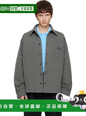 1h可退 潮奢 Jacquemus 男士 灰色 The Molino 衬衫 25HSHM00543A