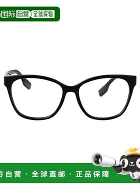 BURBERRY 女士眼镜 0BE23453001 SS2025 黑色 Caroline Glasses