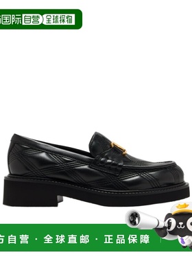 VALENTINO 女士休闲鞋 WS0MC8FGZ0NO AW2025 黑色 圆头乐福鞋