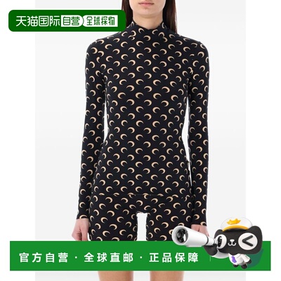 1h可退 marine serre 女士 上装T恤长袖半高领