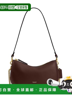 1h可退 COACH 女士斜挎包 CCC36B4MPL AW2025 棕色 WAVERLY 拉链