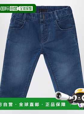 1h可退 潮奢 Givenchy 纪梵希 女童 washed-effect 蓝色牛仔裤童