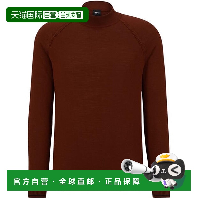 1h可退 潮奢 BOSS 波士 男士 Favourite 水手领毛衣