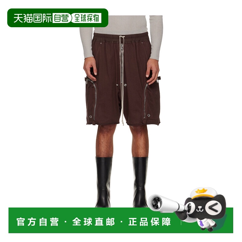1h可退 RICK OWENS DRKSHDW 男士短裤 DU02E7389RIG43 AW2025
