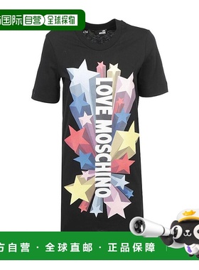 1h可退 MOSCHINO 女士半身裙 W5A0213M3876C74 SS2020 黑色