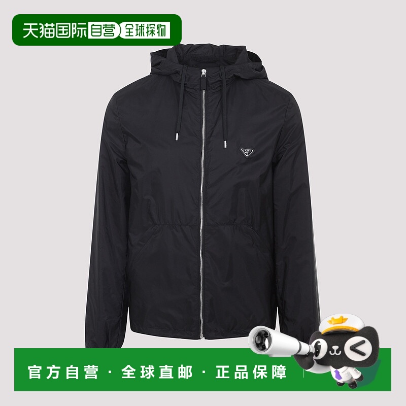 1h可退 PRADA 男士夹克 SGC220SOOO1WQ9F0002 SS2026 黑色普拉达