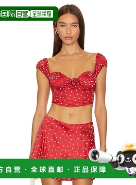 潮奢 For Love & Lemons 女士 Eleanor 短款上衣 CT2039FA23