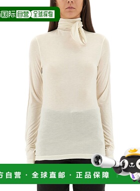 LEMAIRE 女士T恤 TO1469LJ1039WH006 AW2025 白色打底衫针织衫