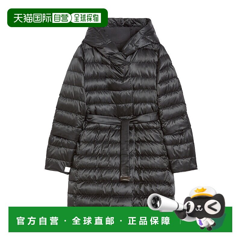 MAX MARA 女士羽绒服 9496055506003 AW2025 黑色长袖鹅绒羽绒服