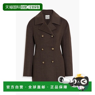 双排扣羊毛毡大衣 1h可退 女士 TOTÊME 234WRTWOU101FB0006C 潮奢