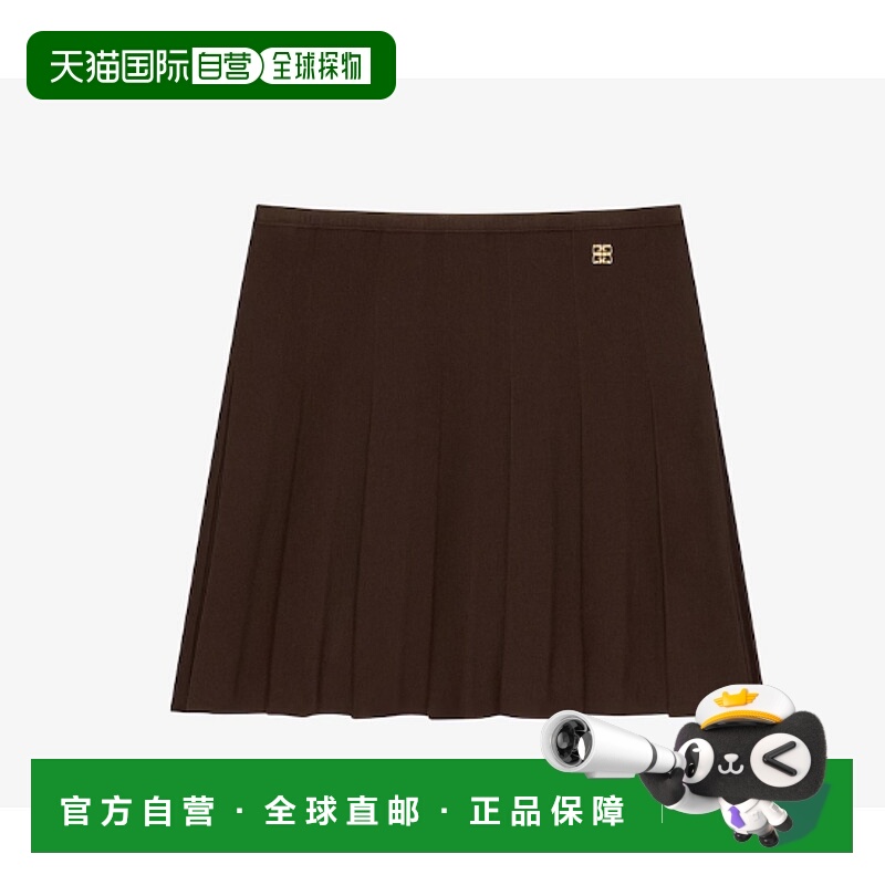 1h可退 GIVENCHY 女士半身裙 BW40XR4ZPL224 SS2025 黑色 百褶半