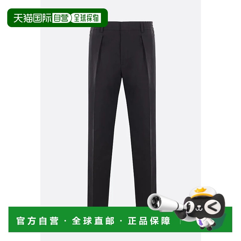 1h可退 FENDI 男士休闲裤 FB0767AR9DF0QA1 AW2024 黑色