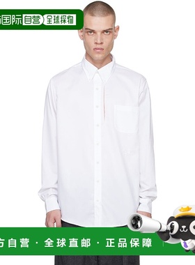1h可退 潮奢 Random Identities 男士 白色纽扣衬衫 RAN04B003