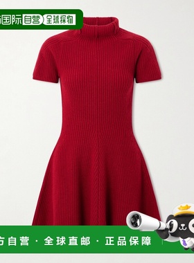 1h可退 潮奢 magda butrym 女士 罗纹羊绒高领迷你连衣裙 235426R