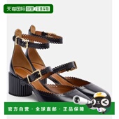 潮奢 ZIMMERMANN 1h可退 女士 Eddie 皮质玛丽珍浅口鞋