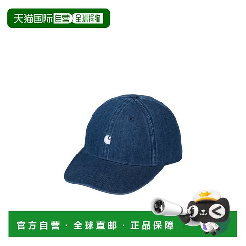 CARHARTT WIP 男士帽子 I0363640106 SS2026 蓝色 刺绣棒球帽