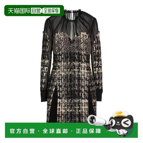 Lanvin 朗雯 女士 短款连衣裙 black黑色 舒适时尚