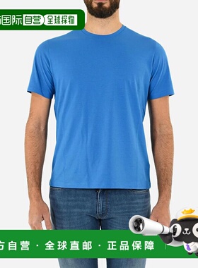 HERNO 男士T恤 JG000166U520059012 AW2024 宝蓝色