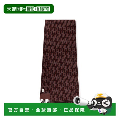 FENDI 女士围巾 FXT113AQCWF0949 AW2024 红色 SCIARPE & FOULARD