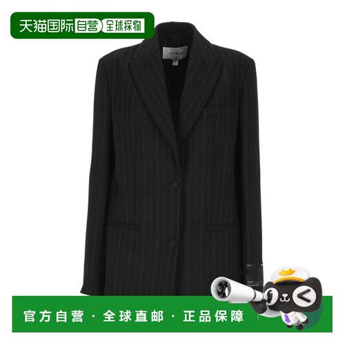 OFF-WHITE 女士西服 2FG00476TW041 AW2026 黑色 纽扣西装外套