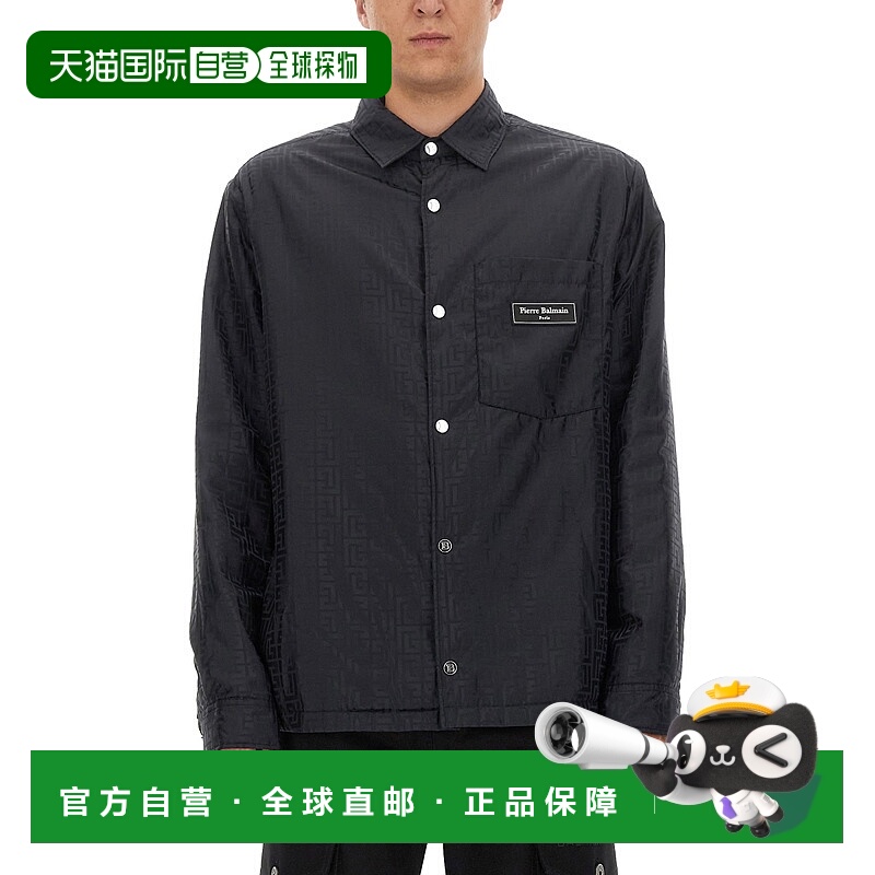 1h可退 BALMAIN 男士外套 BH1HD001 AW2023 黑色