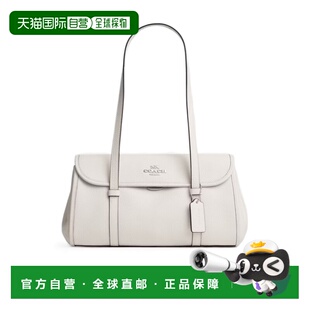 COACH 女士斜挎包 CDB04SVHA SS2024 白色 Bridget 翻盖单肩包