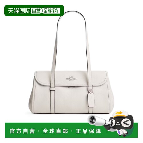 COACH 女士斜挎包 CDB04SVHA SS2024 白色 Bridget 翻盖单肩包
