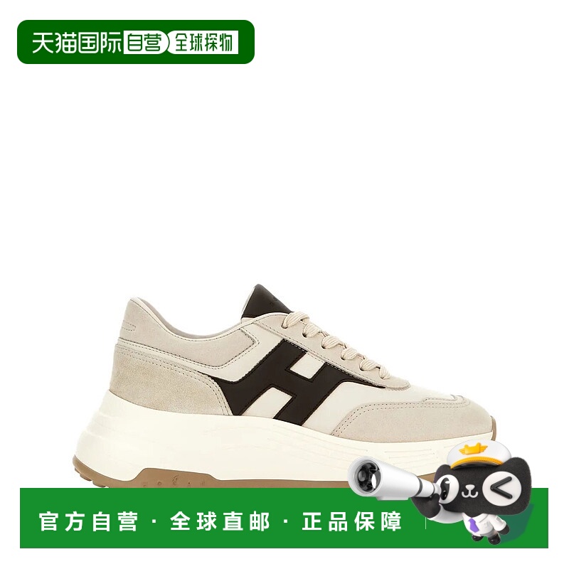 1h可退 HOGAN 女士运动鞋 HXW6690FR30UI90MAT AW2025 白色厚底