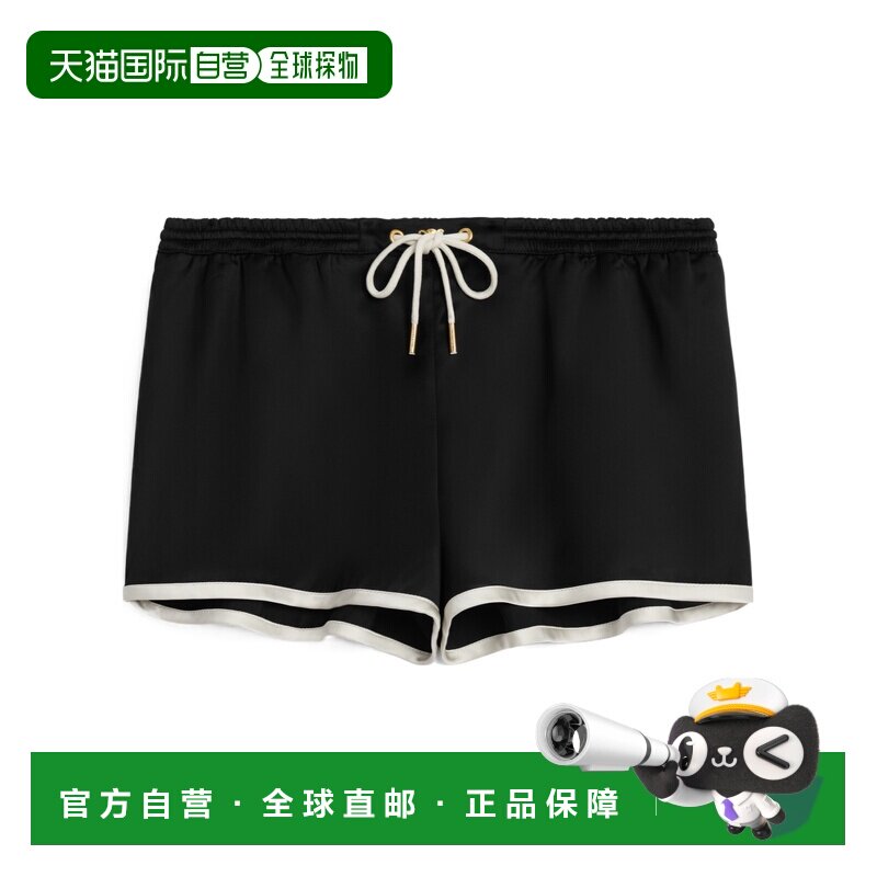 1h可退 奢淘 Celine TRIOMPHE丝缎迷你短裤 女 2P77A199Q.运动裤