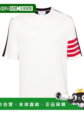 THOM BROWNE 男士T恤 MJS285A07862960 SS2025 白色男装