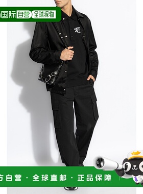 GIVENCHY 男士夹克 BM01AX144C001 SS2025 黑色 Overshirt