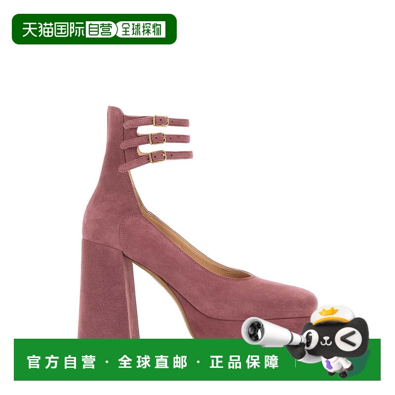 1h可退 CHLOÉ 女士高跟鞋 CH25W13FRA6S2 AW2025 粉红色 Dark pin
