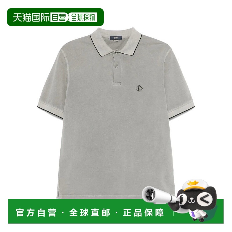 1h可退 HERNO 男士T恤 JPL00134U540069400GRIGIO SS2025