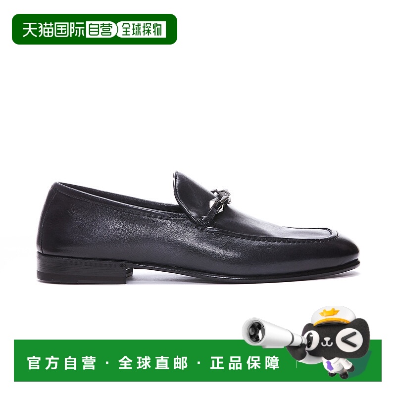1h可退 JIMMY CHOO 男士商务休闲鞋 MARTIREVERSEOVDBLACK SS2025