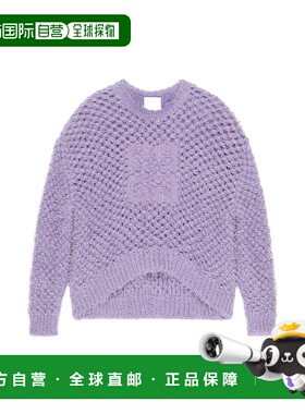 GIVENCHY 女士针织毛衣 BW90QY4ZPK532 SS2025 紫色 Sweater with