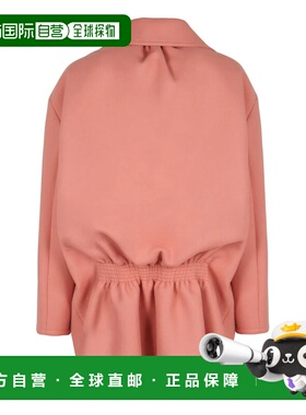 FENDI 女士外套 FJ7670AJ0KF1T6N AW2025 粉红色 Pink wool coat