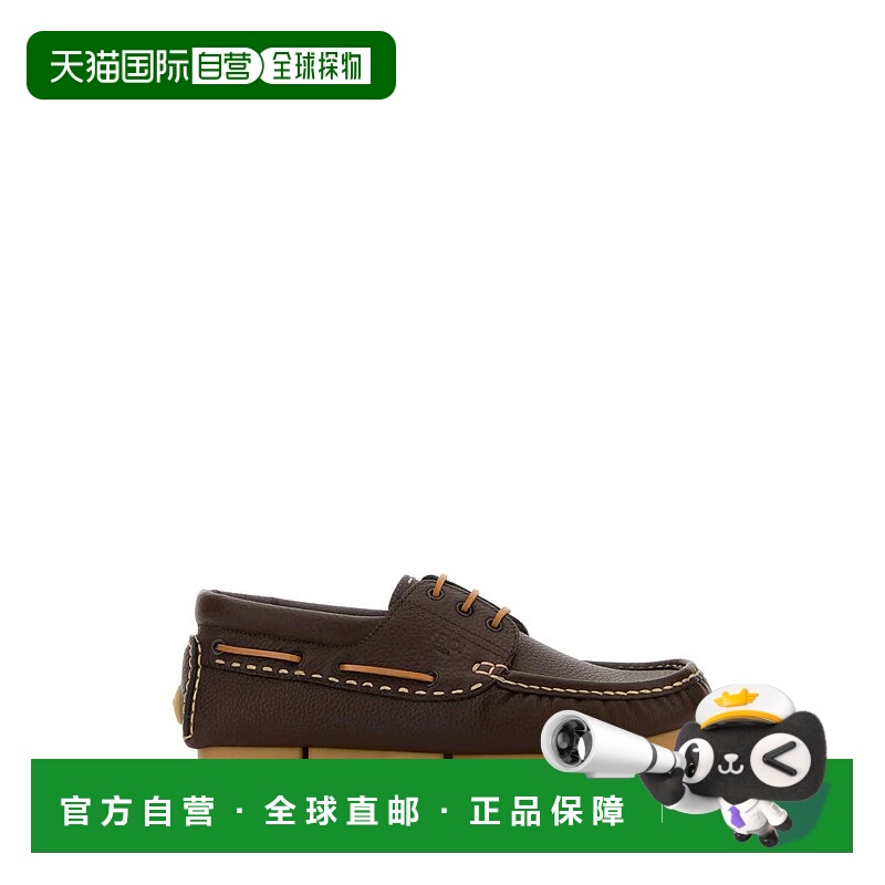 1h可退 FENDI 男士商务休闲鞋 7D1685TDKF0QR5 SS2025 棕色 Sanda