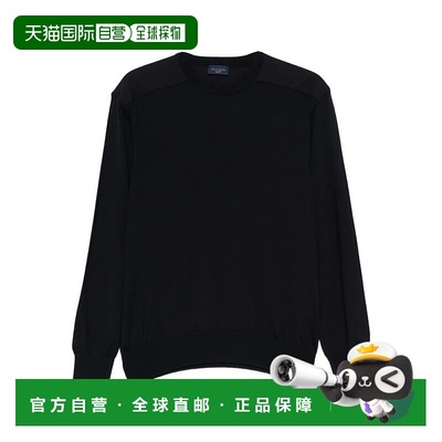 1h可退 潮奢 Paul & Shark 保罗与鲨鱼 男士 圆领羊毛拼接毛衣 15