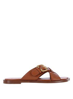 1h可退 CHLOÉ 女士高跟鞋 26S17IUN27T SS2026 棕色 Chloe Sandal