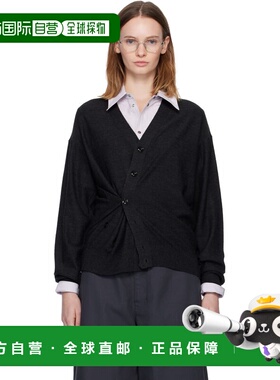 1h可退 潮奢 Lemaire 女士 灰色 Relaxed Twisted 开衫 TO1082LK0