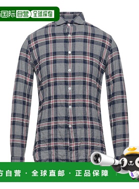 1h可退 潮奢 Alessandro Gherardi 男士 格纹衬衫