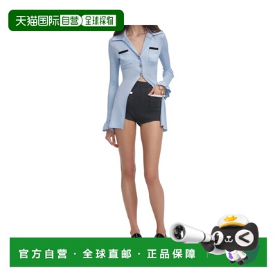 1h可退 SELF-PORTRAIT 女士针织衫 PF25046TBL SS2025 蓝色