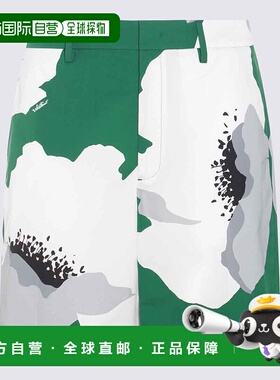 VALENTINO 男士短裤 4V0RDD12A2LZXU SS2024 白色 Cotton bermuda